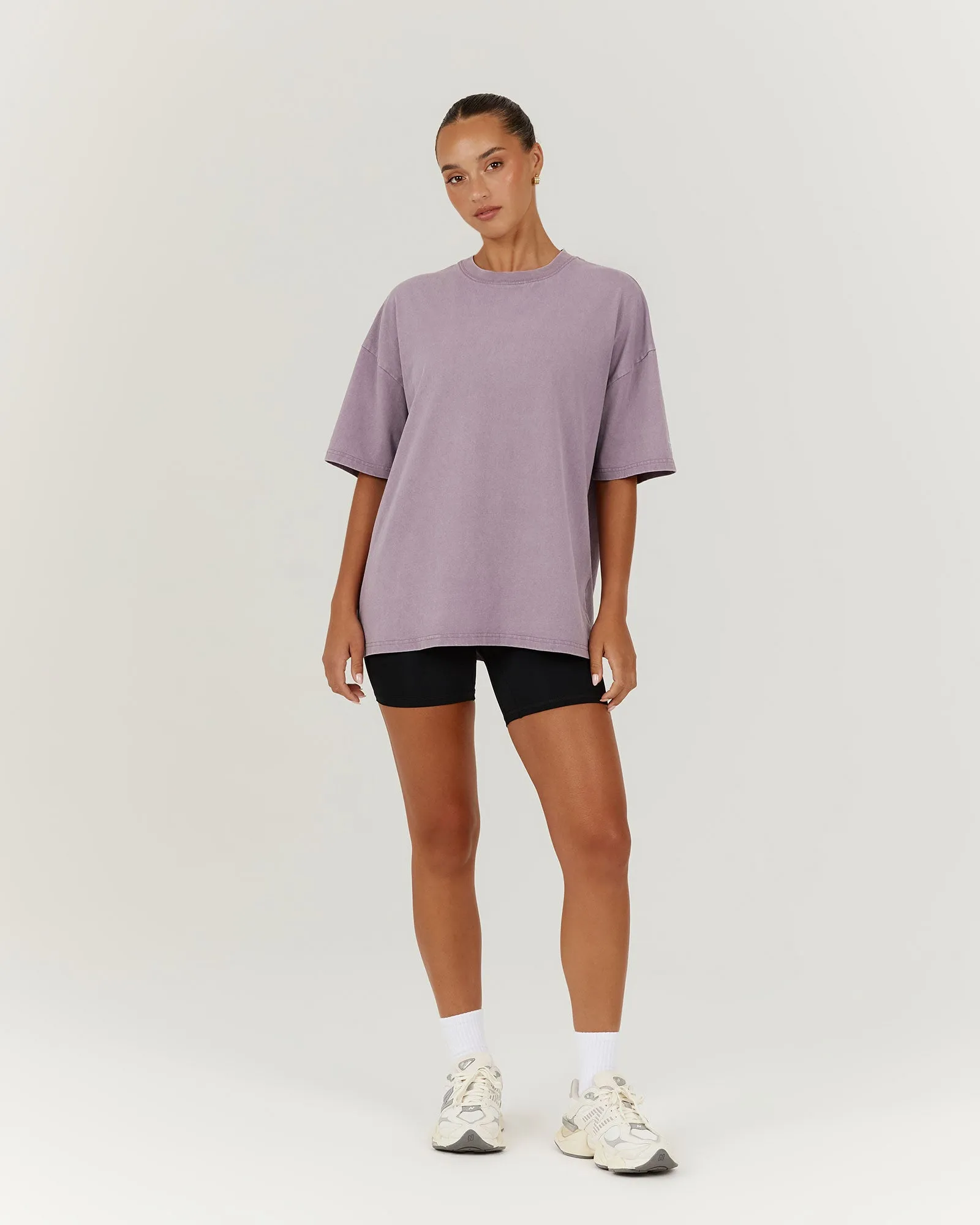 ESSENTIALS TEE - FADED PLUM