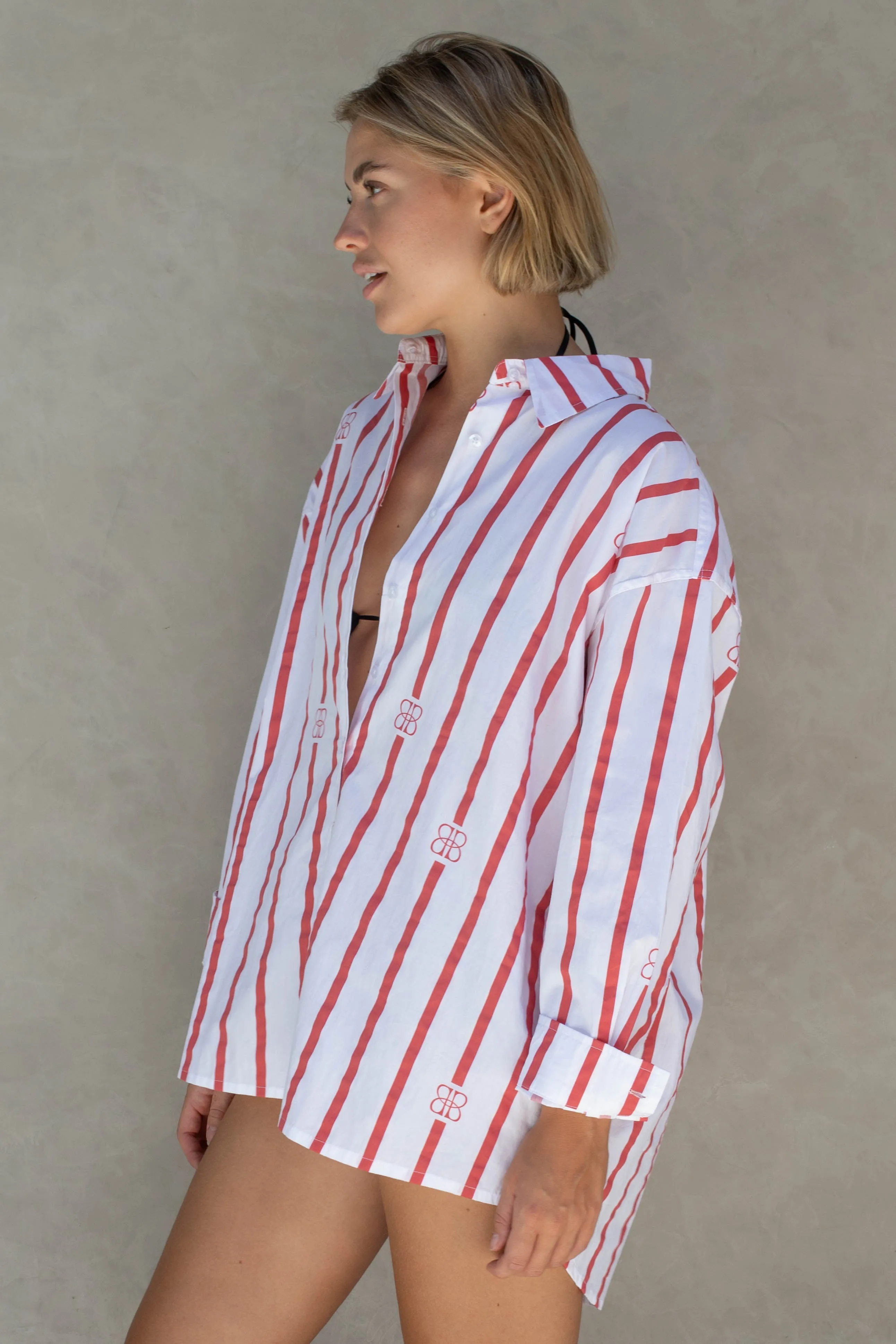 Everyday shirt - red stripe