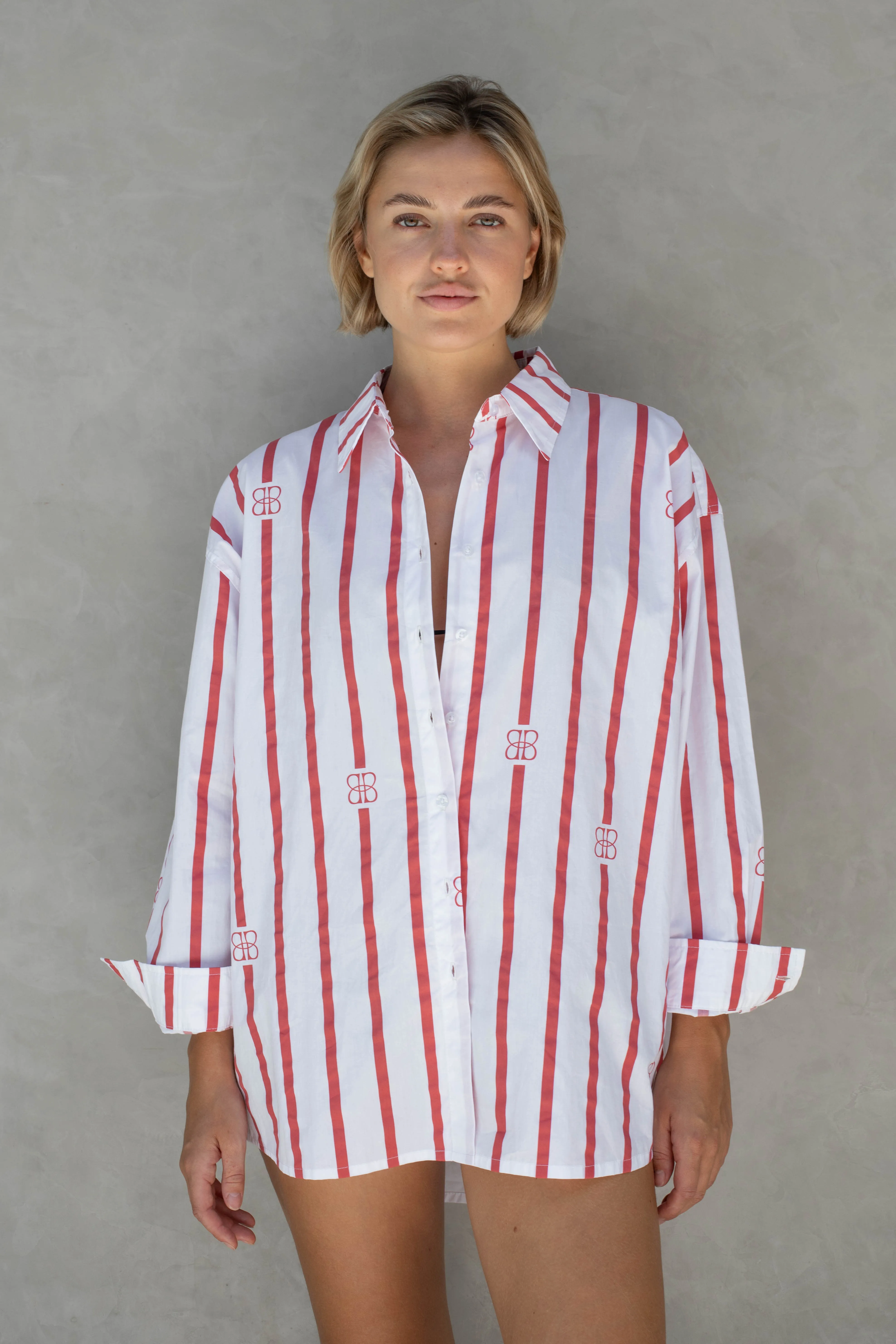 Everyday shirt - red stripe