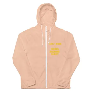 Faith Plus Work Unisex lightweight zip up windbreaker