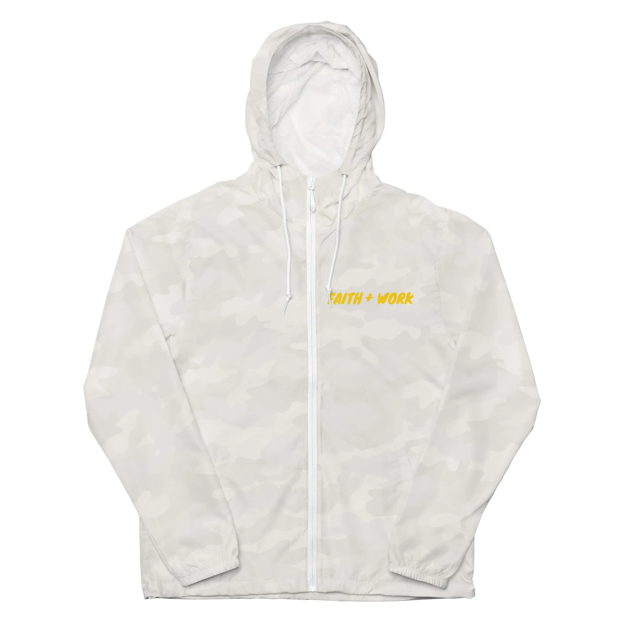 Faith   Work Unisex lightweight zip up windbreaker