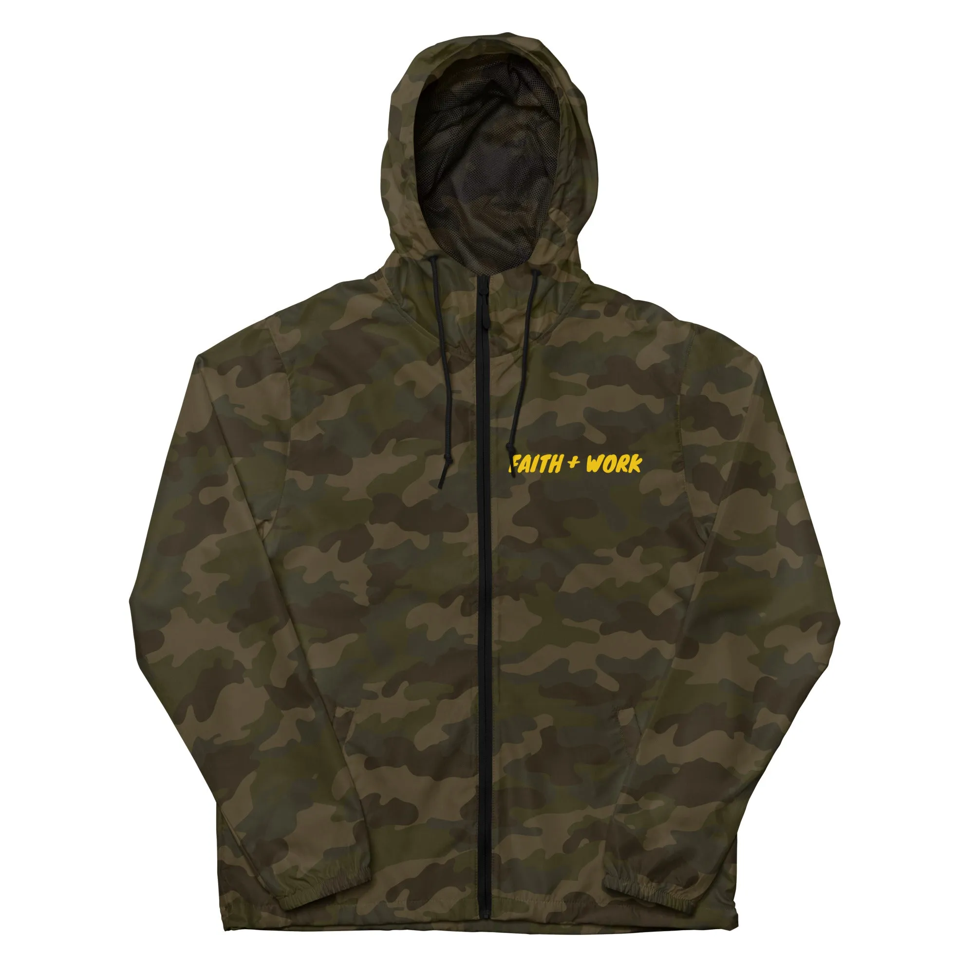 Faith   Work Unisex lightweight zip up windbreaker