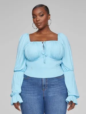 Fatima Keyhole Top