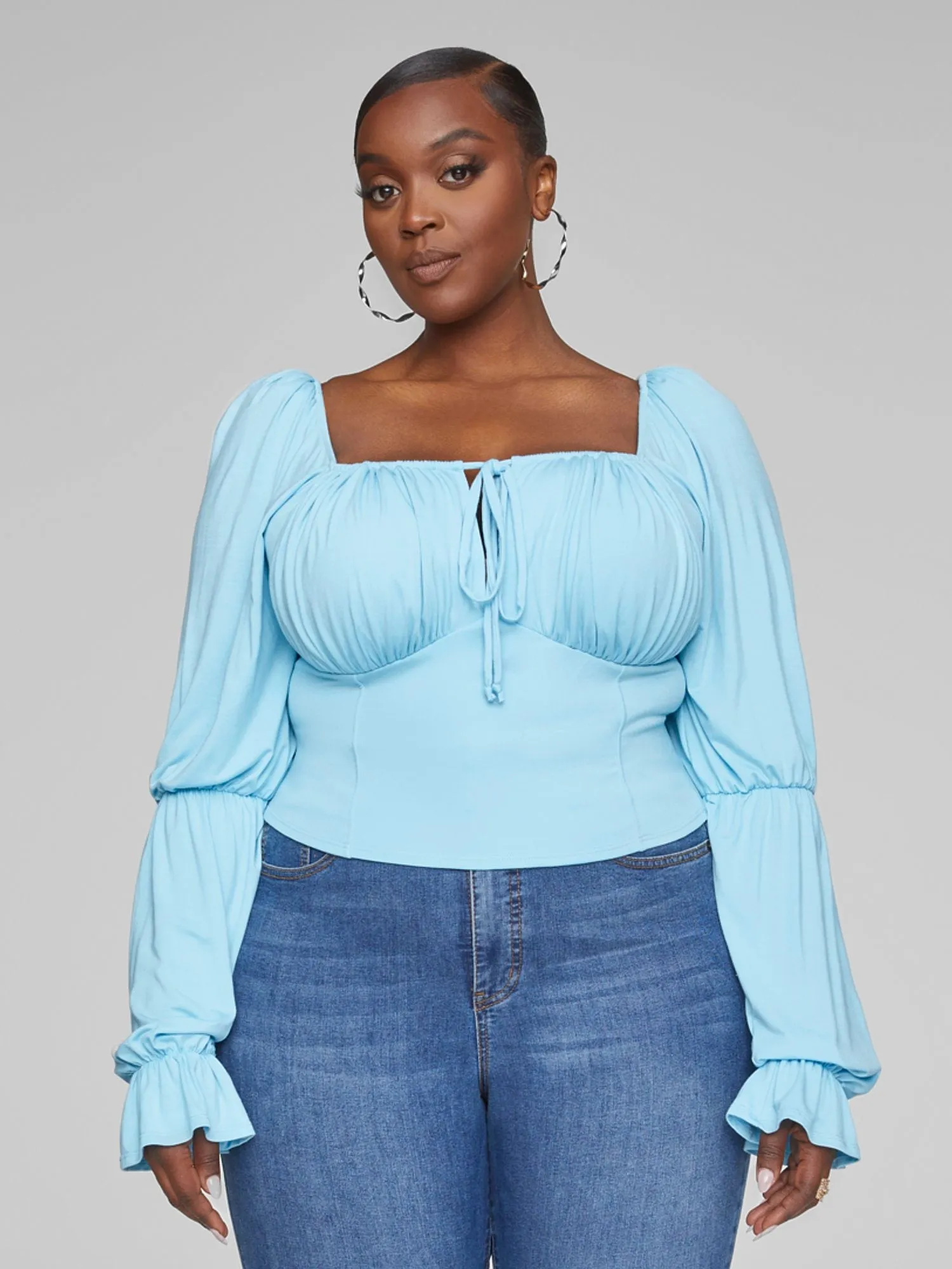 Fatima Keyhole Top