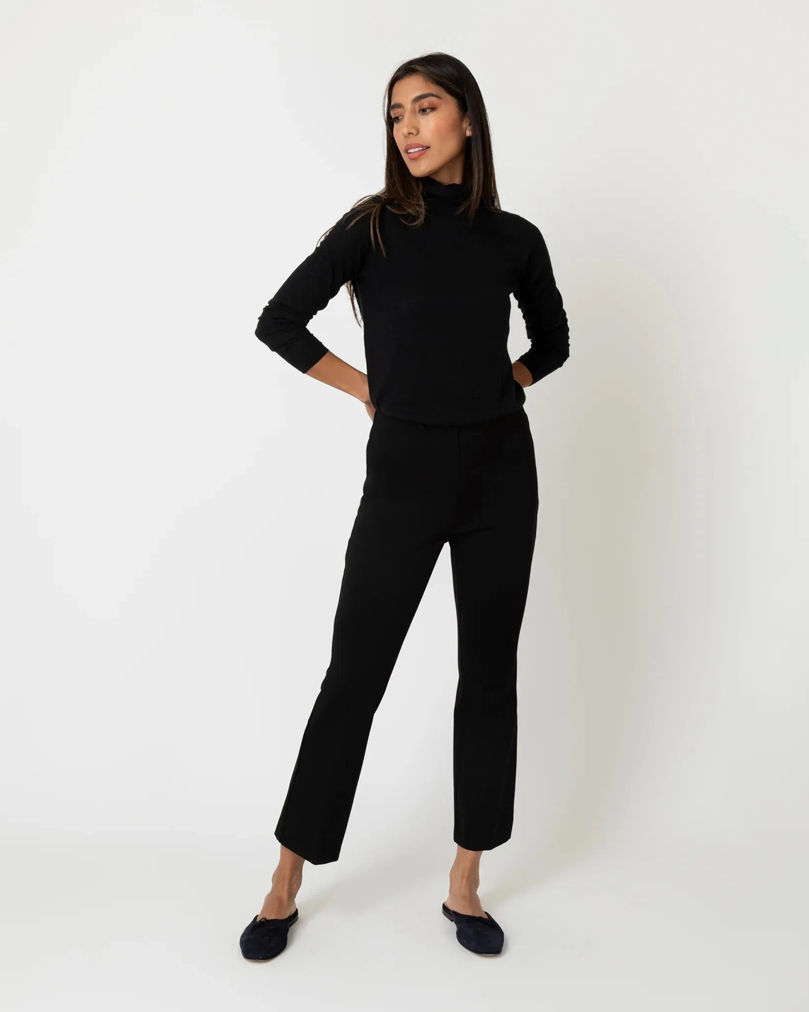FAYE FLARE CROPPED PANT