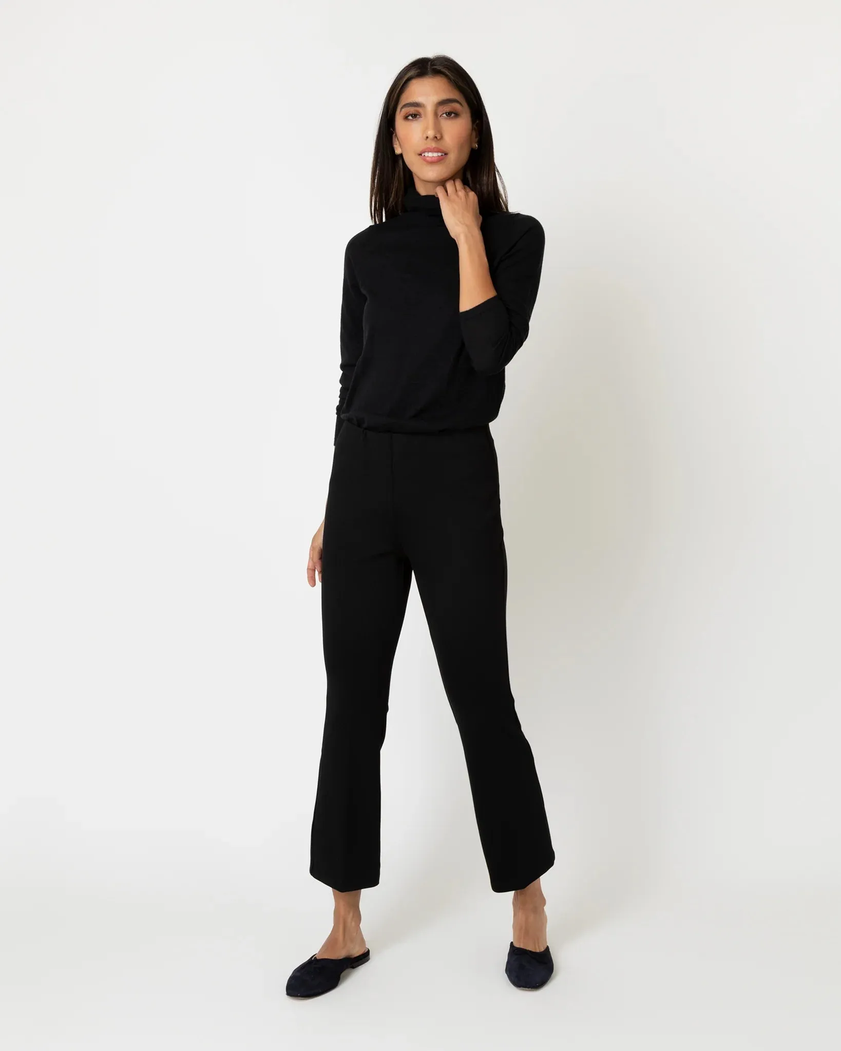 FAYE FLARE CROPPED PANT