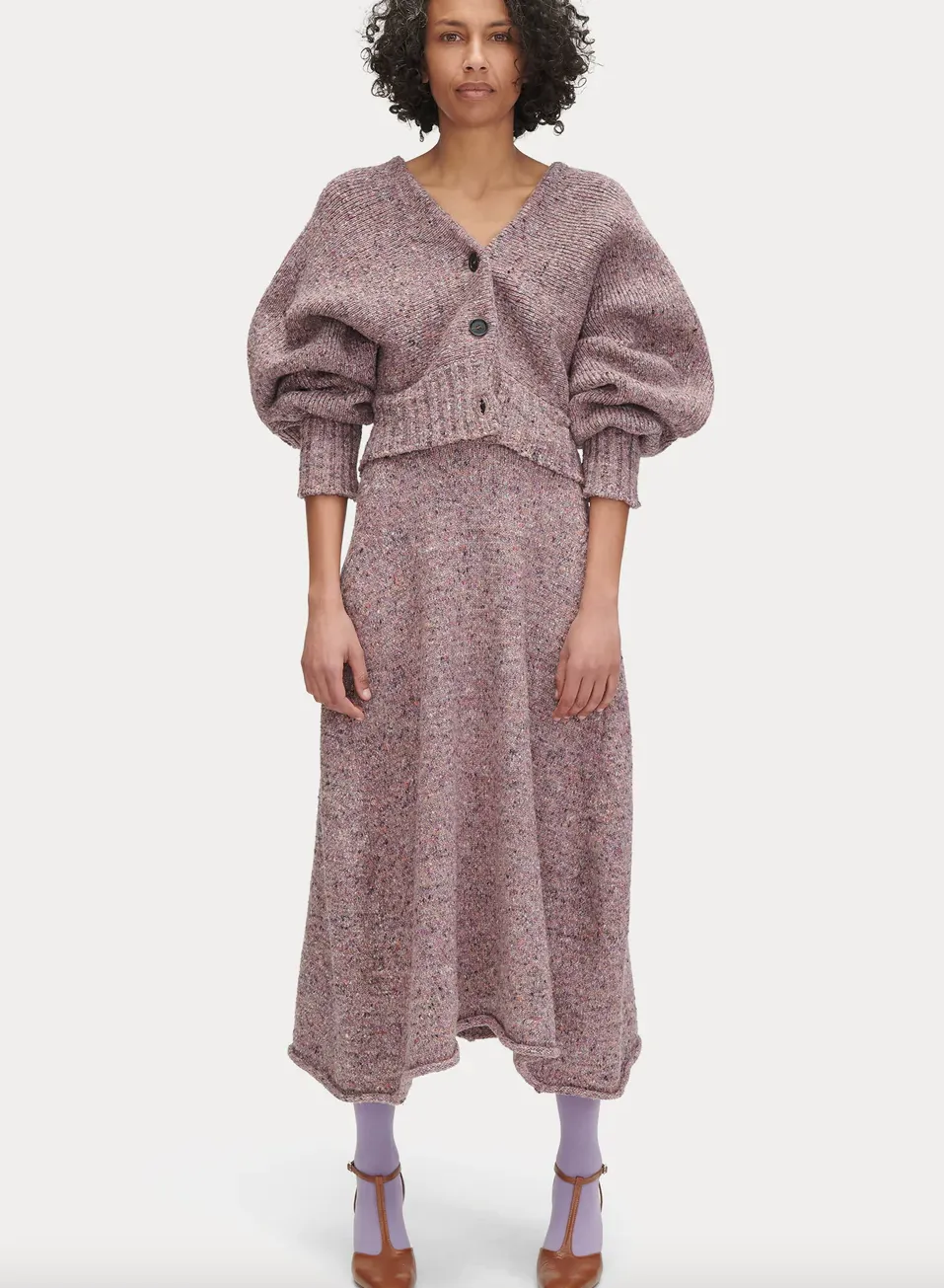 Fika Cardigan, Violet