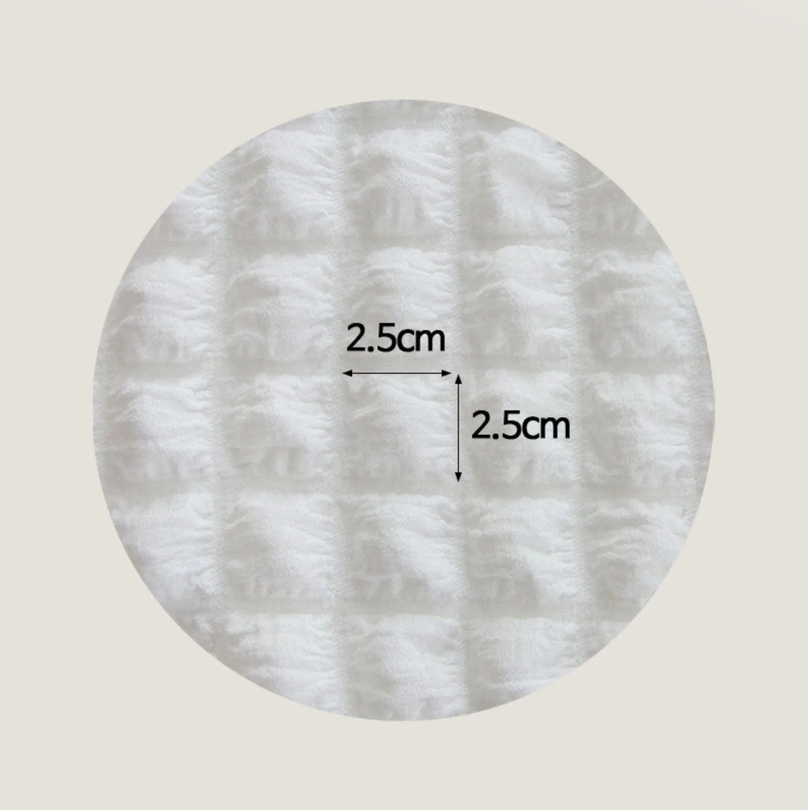 Fluffy Popcorn Waffle Stretchy Shirred Poly Fabric - In 5 Colors - Quality Korean Fabric By the Yard / 55590