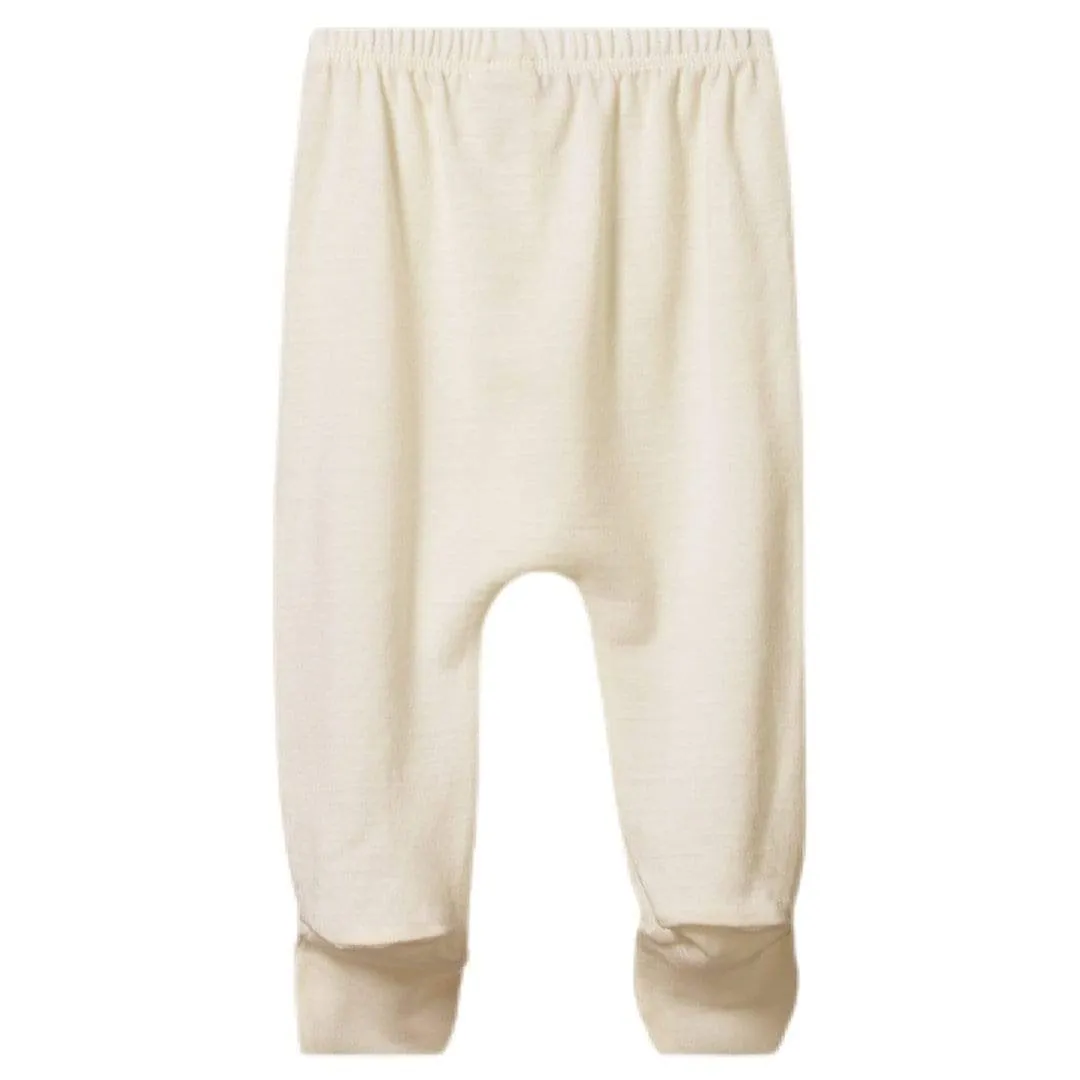 Footed Rompers - Natural