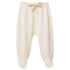 Footed Rompers - Natural
