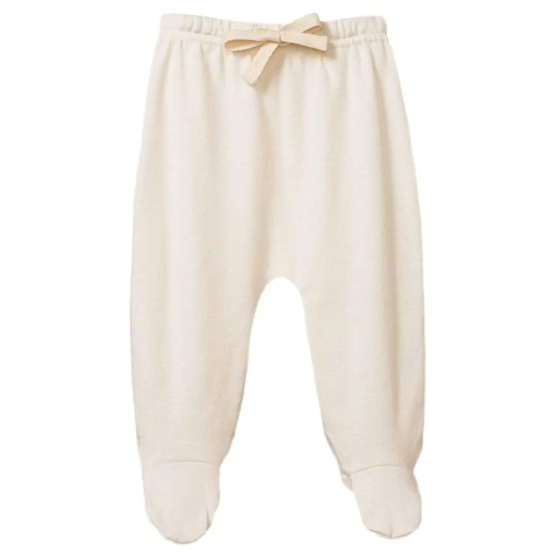 Footed Rompers - Natural