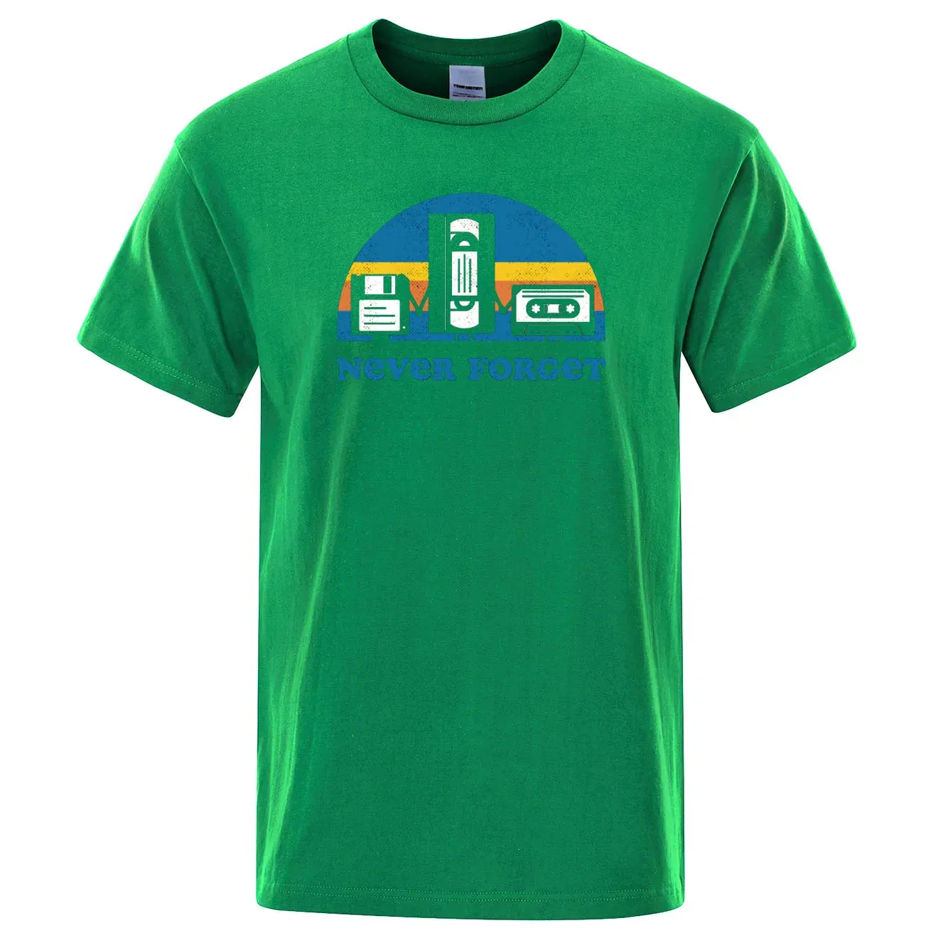 Funny Music Print Oversized Tee for Men