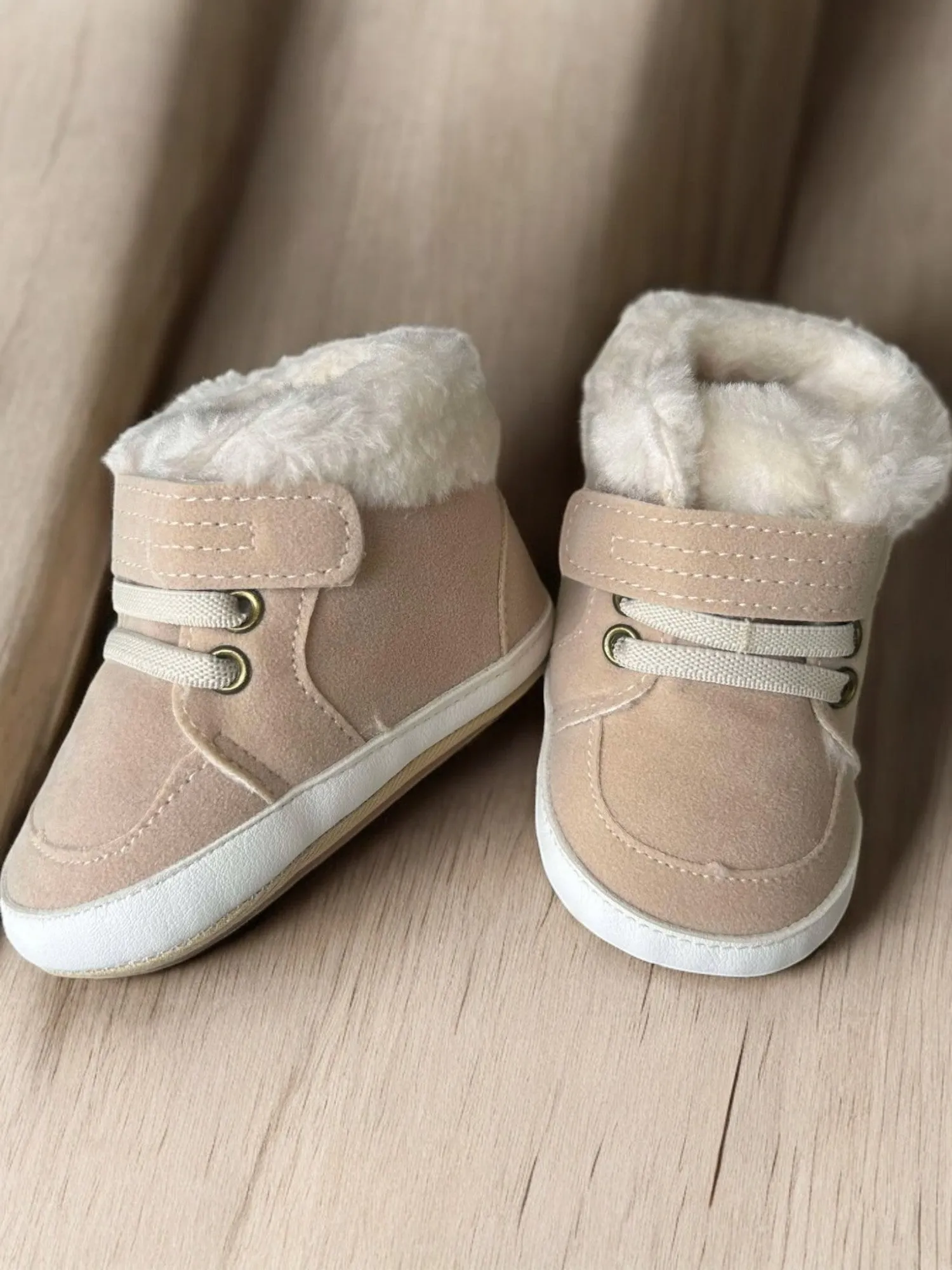 Fur High Tops - Cream
