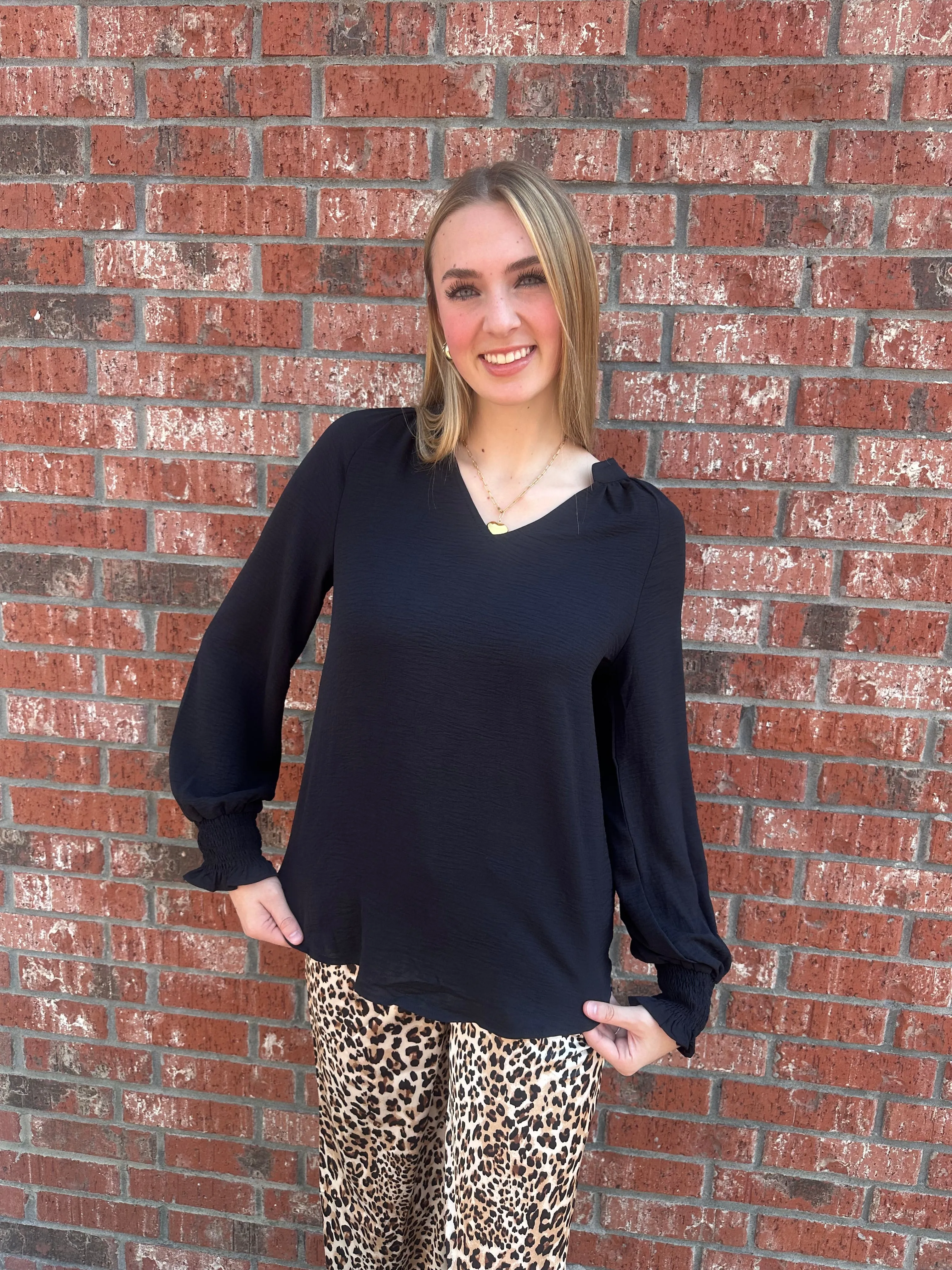Going Strong Top: Black