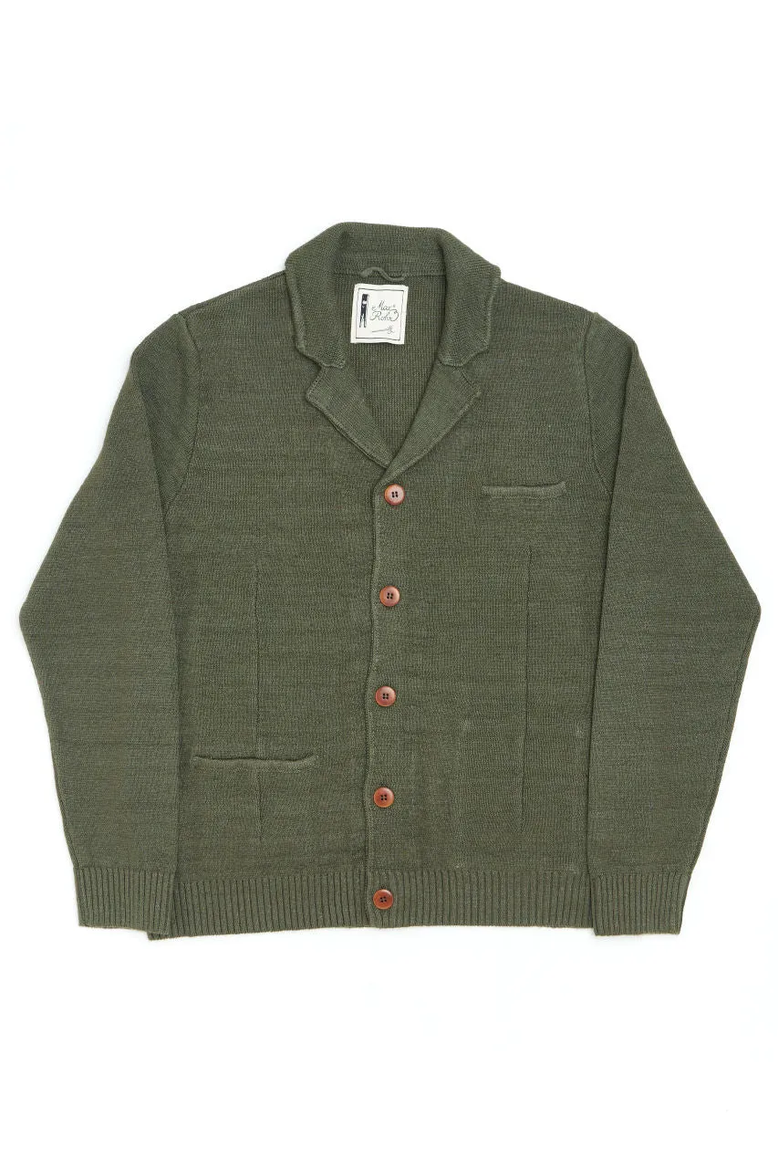 GRP x Max Rohr Linen Knit Jacket MAX 3 Green
