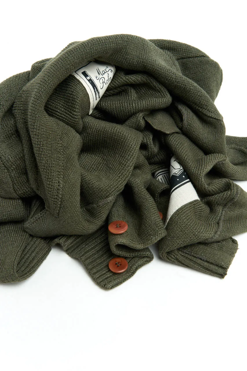 GRP x Max Rohr Linen Knit Jacket MAX 3 Green