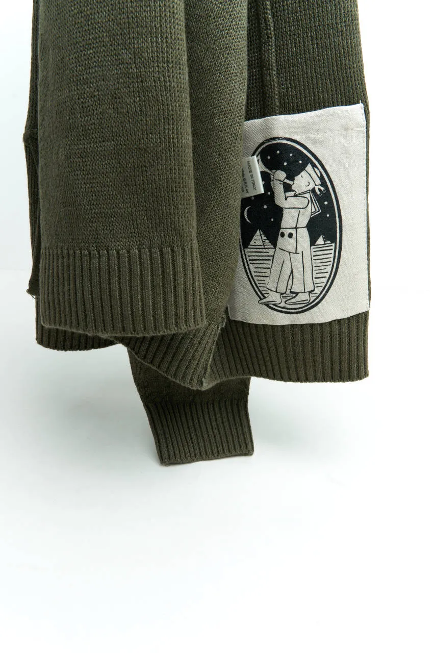 GRP x Max Rohr Linen Knit Jacket MAX 3 Green