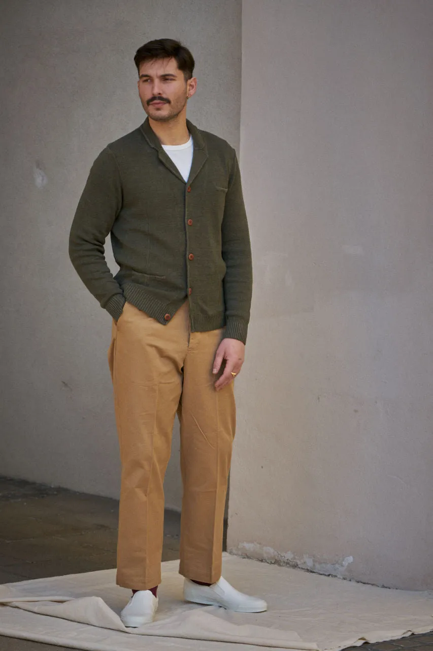 GRP x Max Rohr Linen Knit Jacket MAX 3 Green