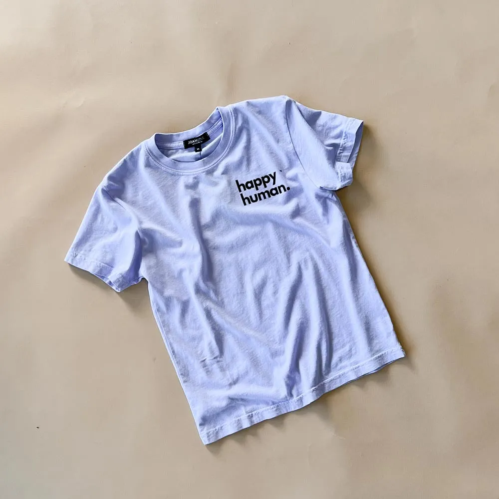 Happy Human Hipster Tee | Lilac | Women & Youth size 8-16