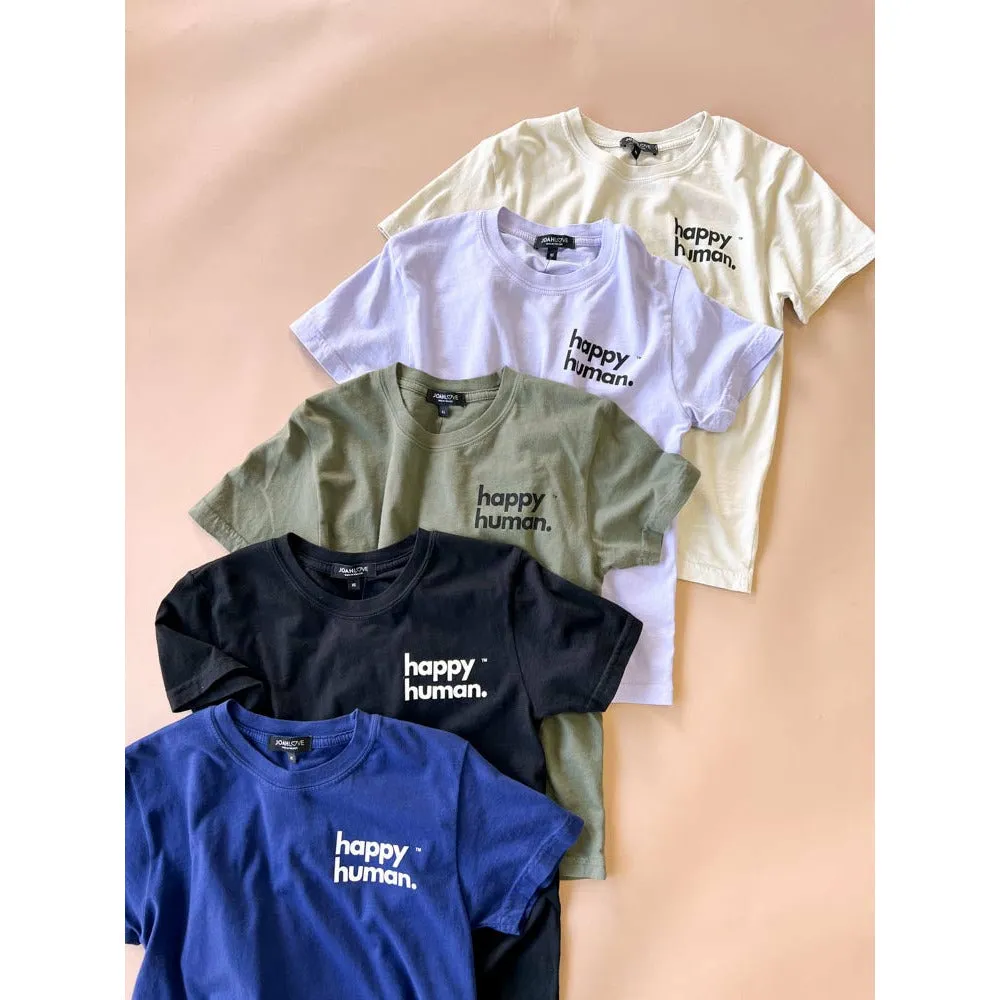 Happy Human Hipster Tee | Lilac | Women & Youth size 8-16