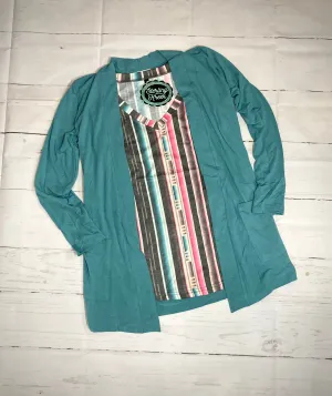 Haven Cardigan -DUSTY TEAL