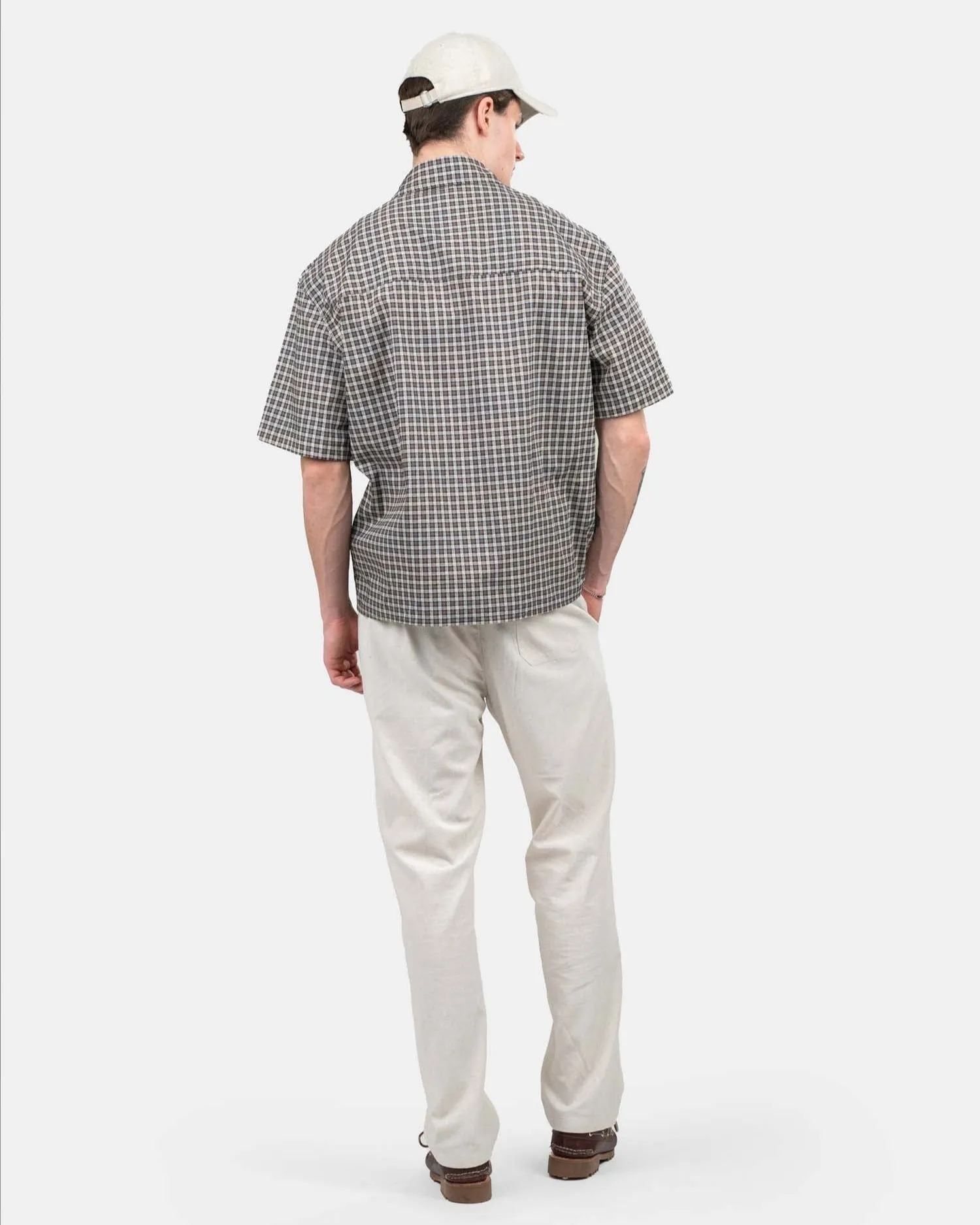 Heavyweight Linen Pants Beige