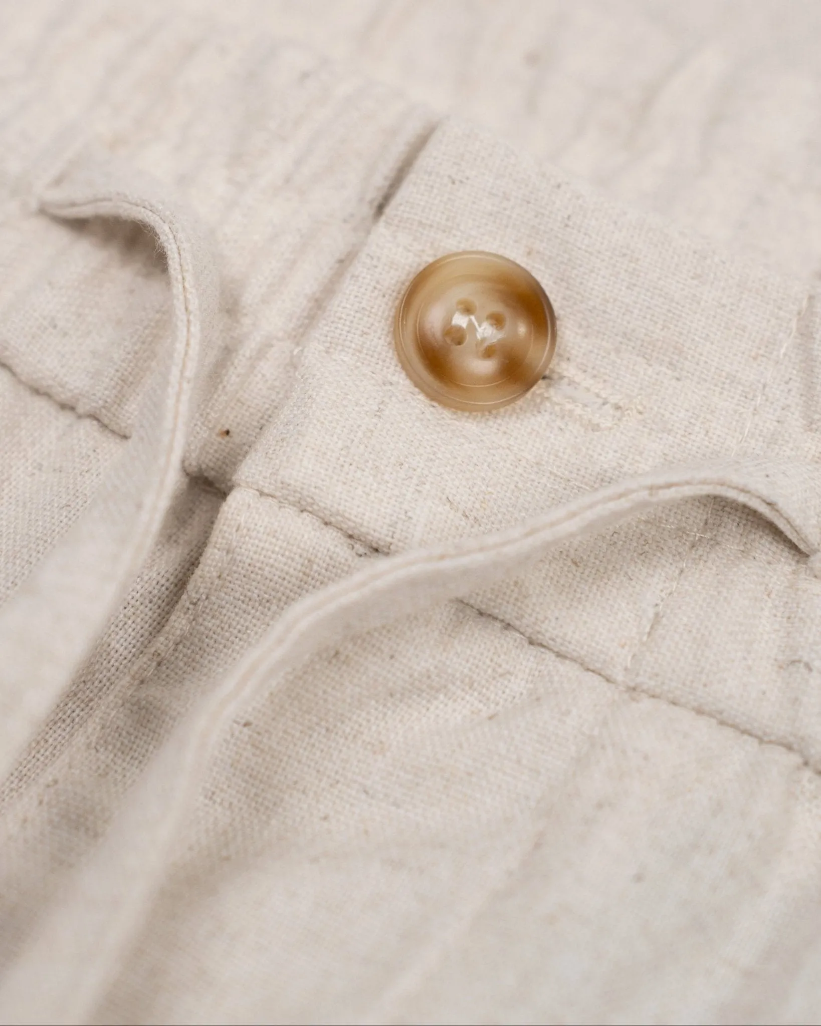 Heavyweight Linen Pants Beige