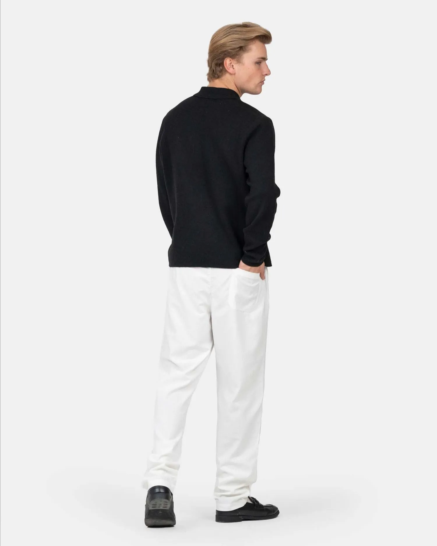 Heavyweight Linen Pants White