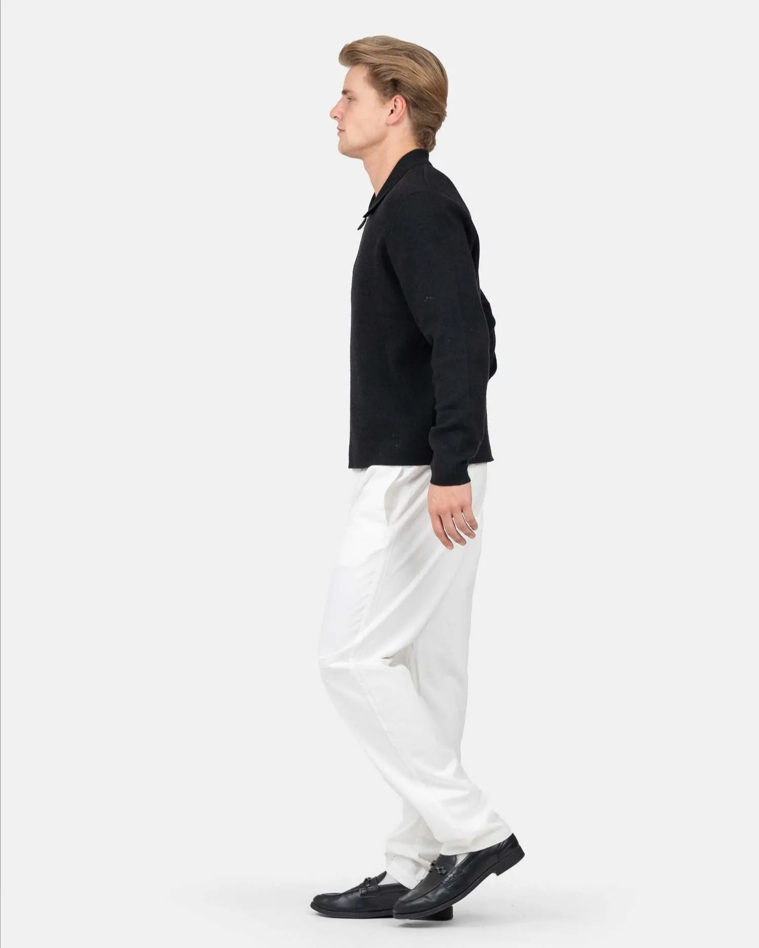 Heavyweight Linen Pants White