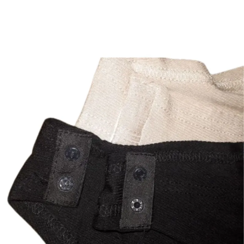 High Neck Long Sleeve Bodysuit in Black