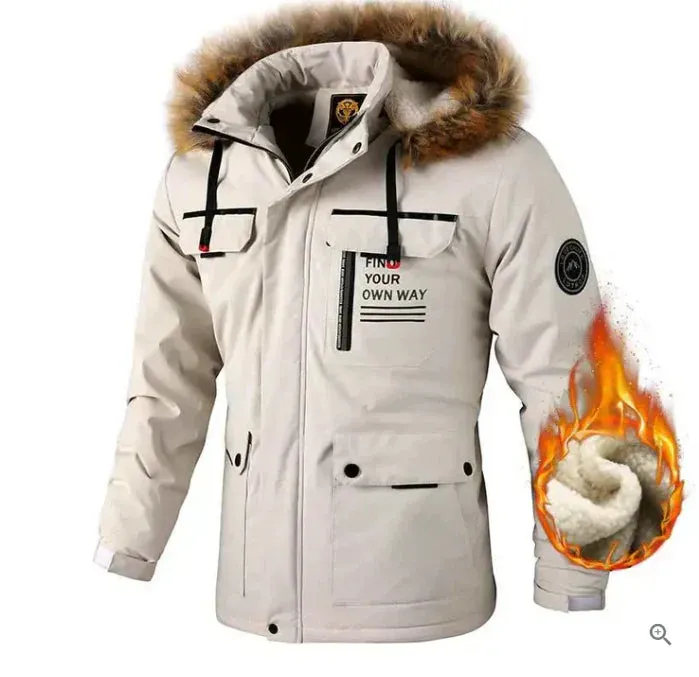 High-quality waterproof winter jacket for men