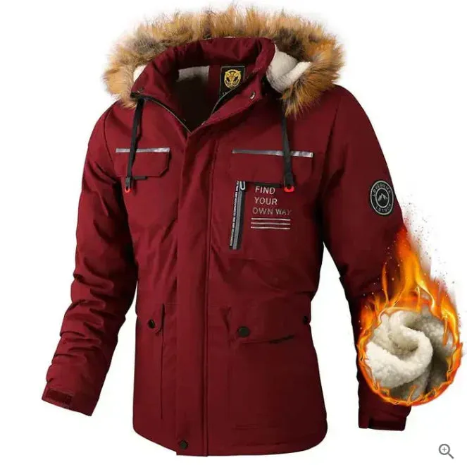 High-quality waterproof winter jacket for men