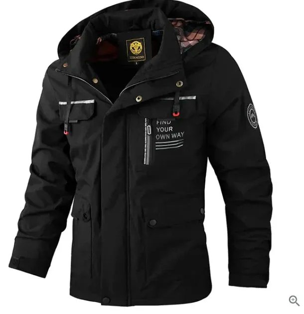 High-quality waterproof winter jacket for men