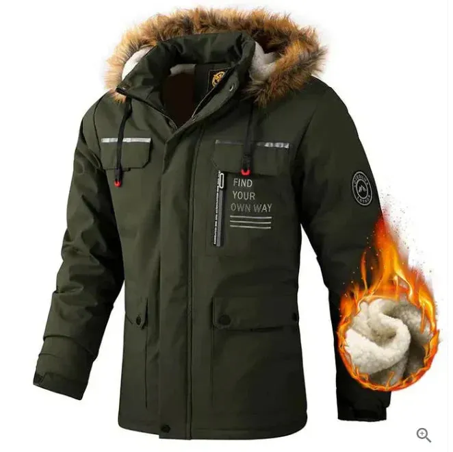 High-quality waterproof winter jacket for men