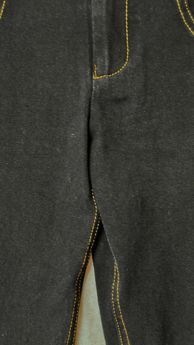 High Rise Butt Enhancer Black Jeggings
