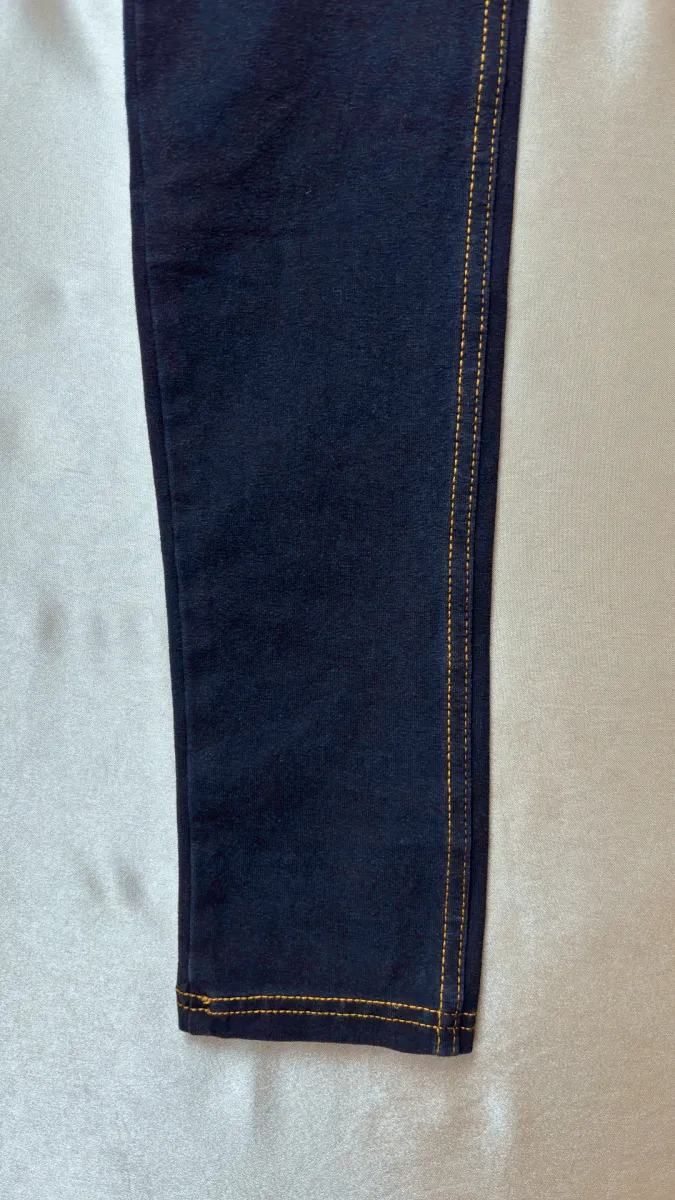 High Rise Butt Enhancer Black Jeggings