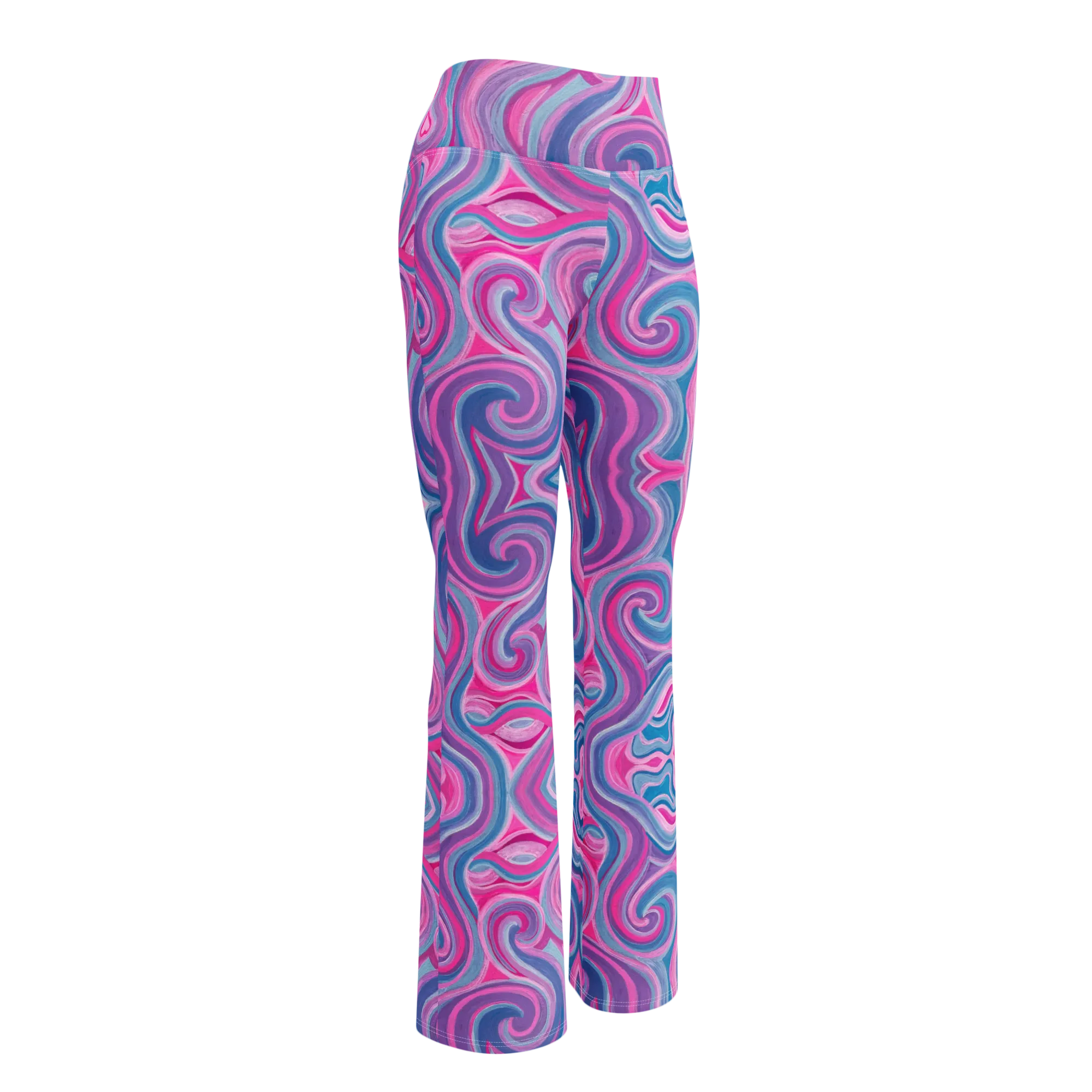 High Waisted Yoga Pants ( Internal Pocket)- "Mystical" Design