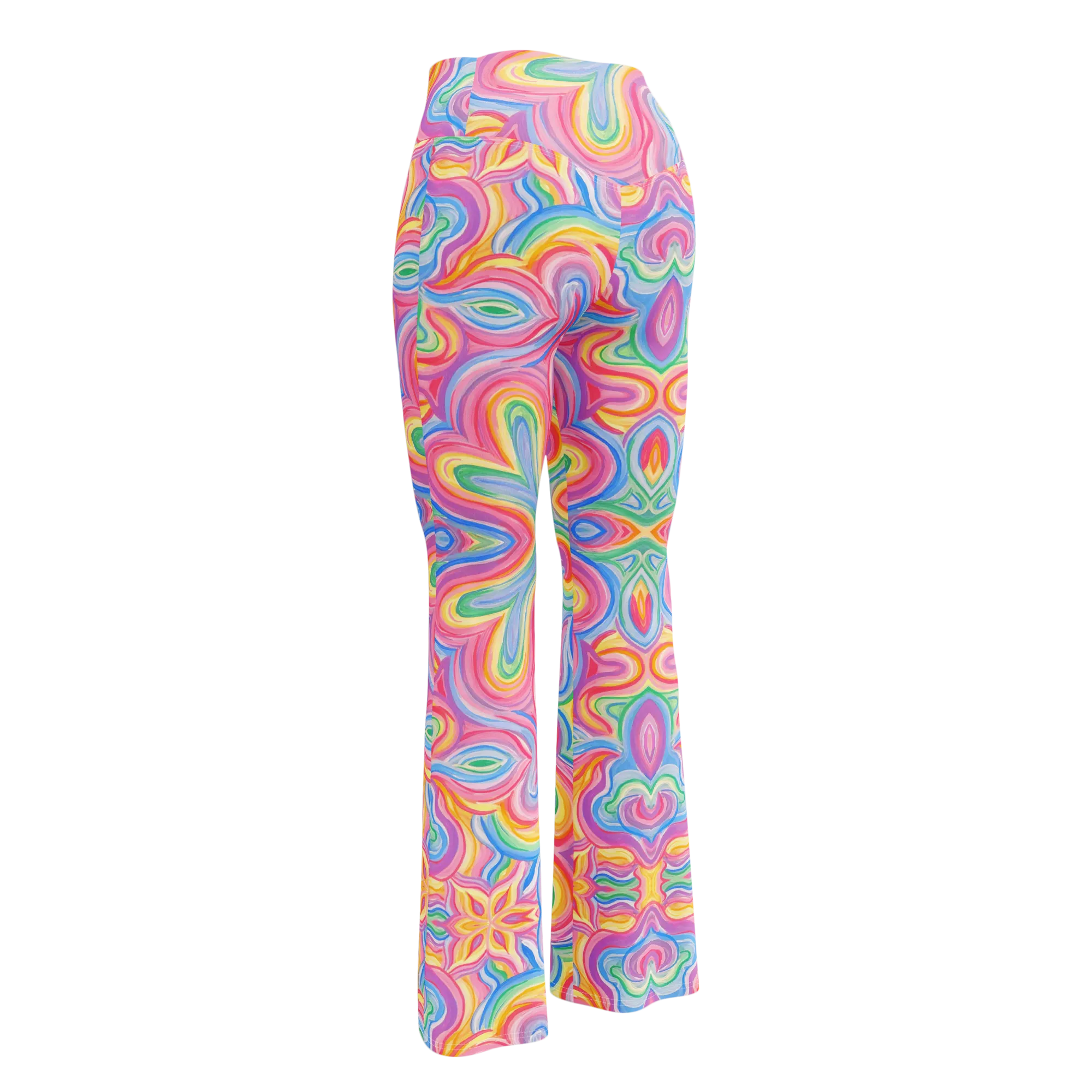 High Waisted Yoga Pants ( Internal Pocket)- "Unicorn" Design