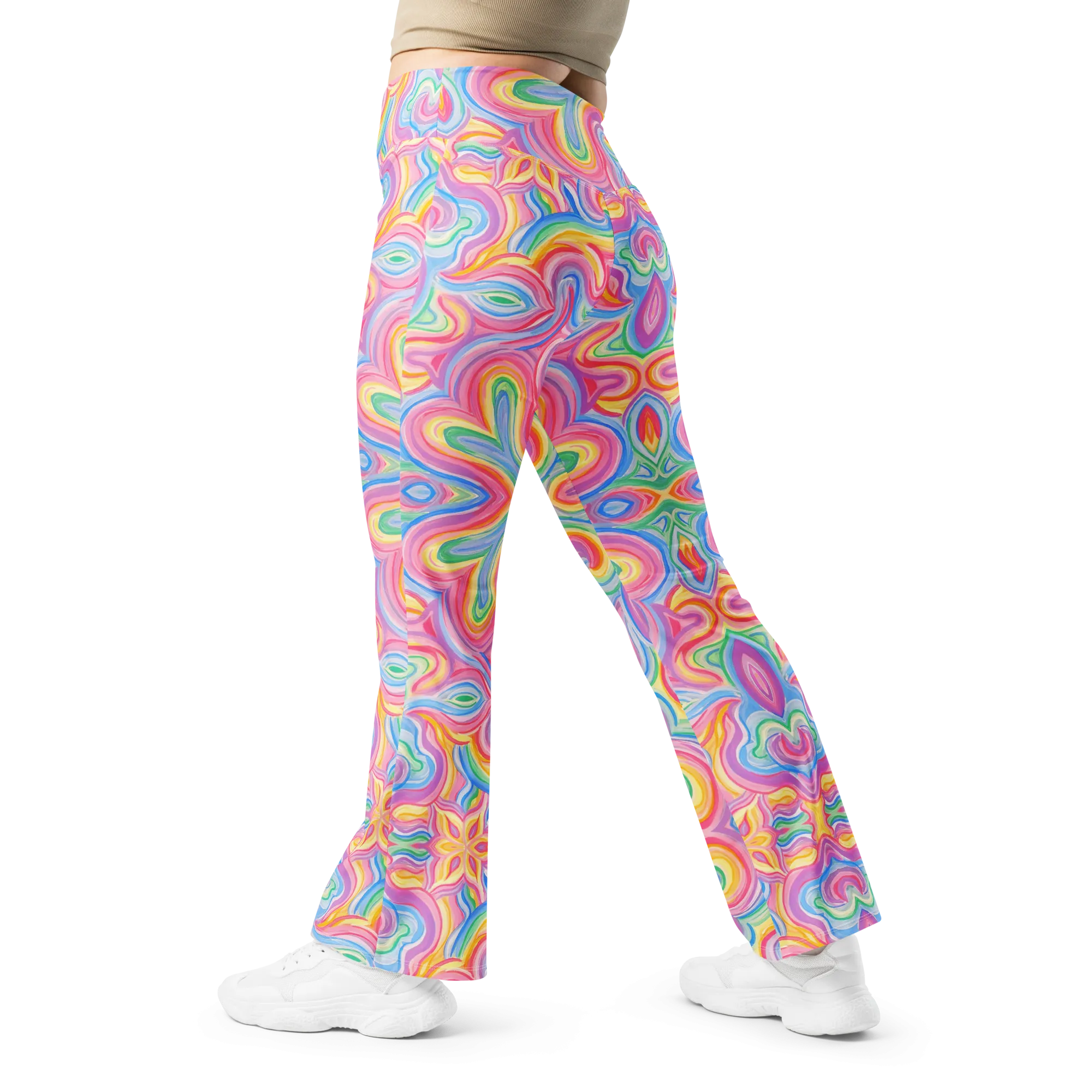 High Waisted Yoga Pants ( Internal Pocket)- "Unicorn" Design