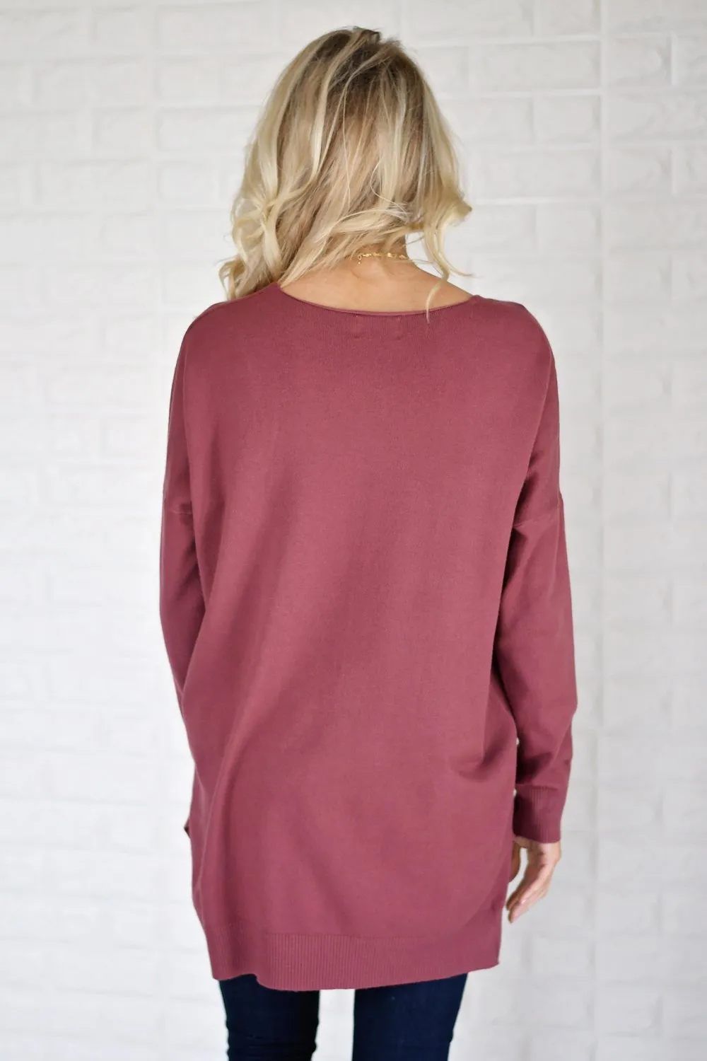 Hold On To Me Sweater ~ Burnt Sienna