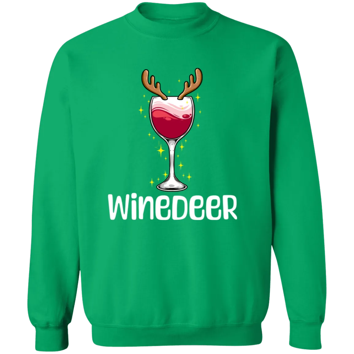 Holiday Cheers Set: WineDeer & ReinBeer Sweatshirts