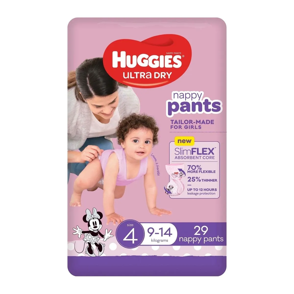 Huggies Nappies Pants Toddler Girl 29 Pack