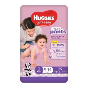 Huggies Nappies Pants Toddler Girl 29 Pack