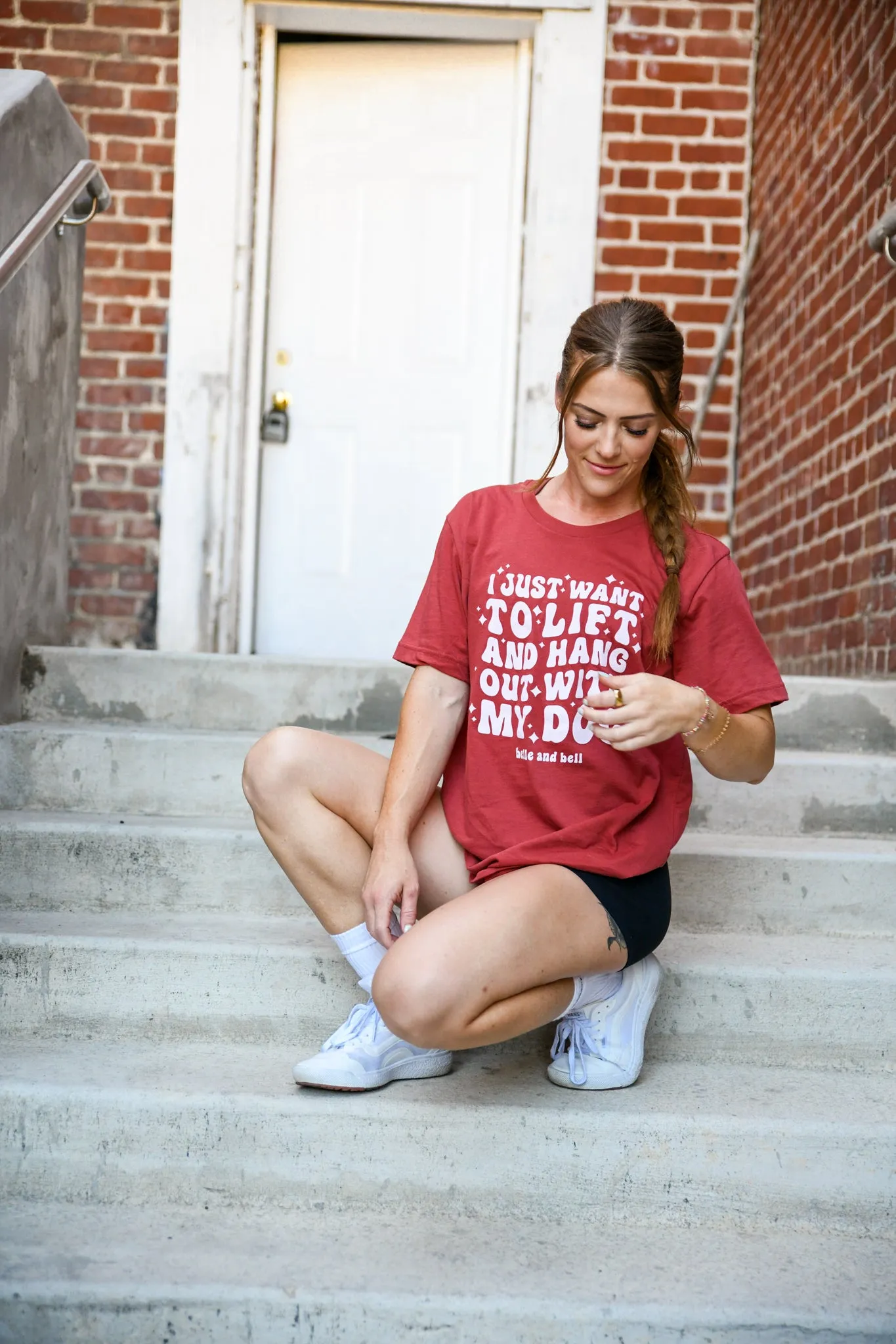 I Just Want to Lift and Hang Out with my Dog - Oversized Tee