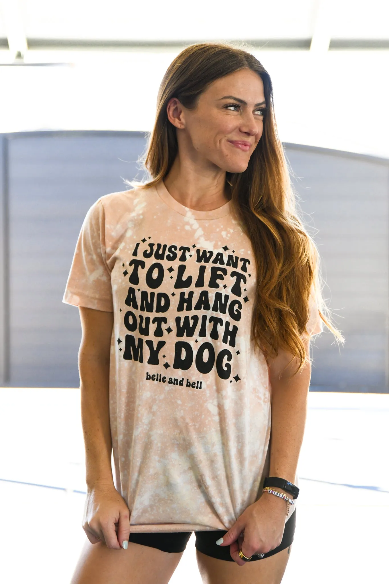 I Just Want to Lift and Hang Out with my Dog - Oversized Tee