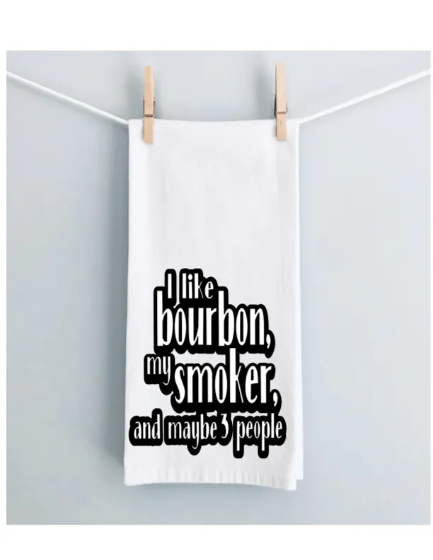i like BBQ and maybe 3 people - humorous bar, tea and kitchen towel LG