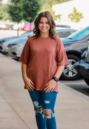 I Was Made For You Oversized Tee