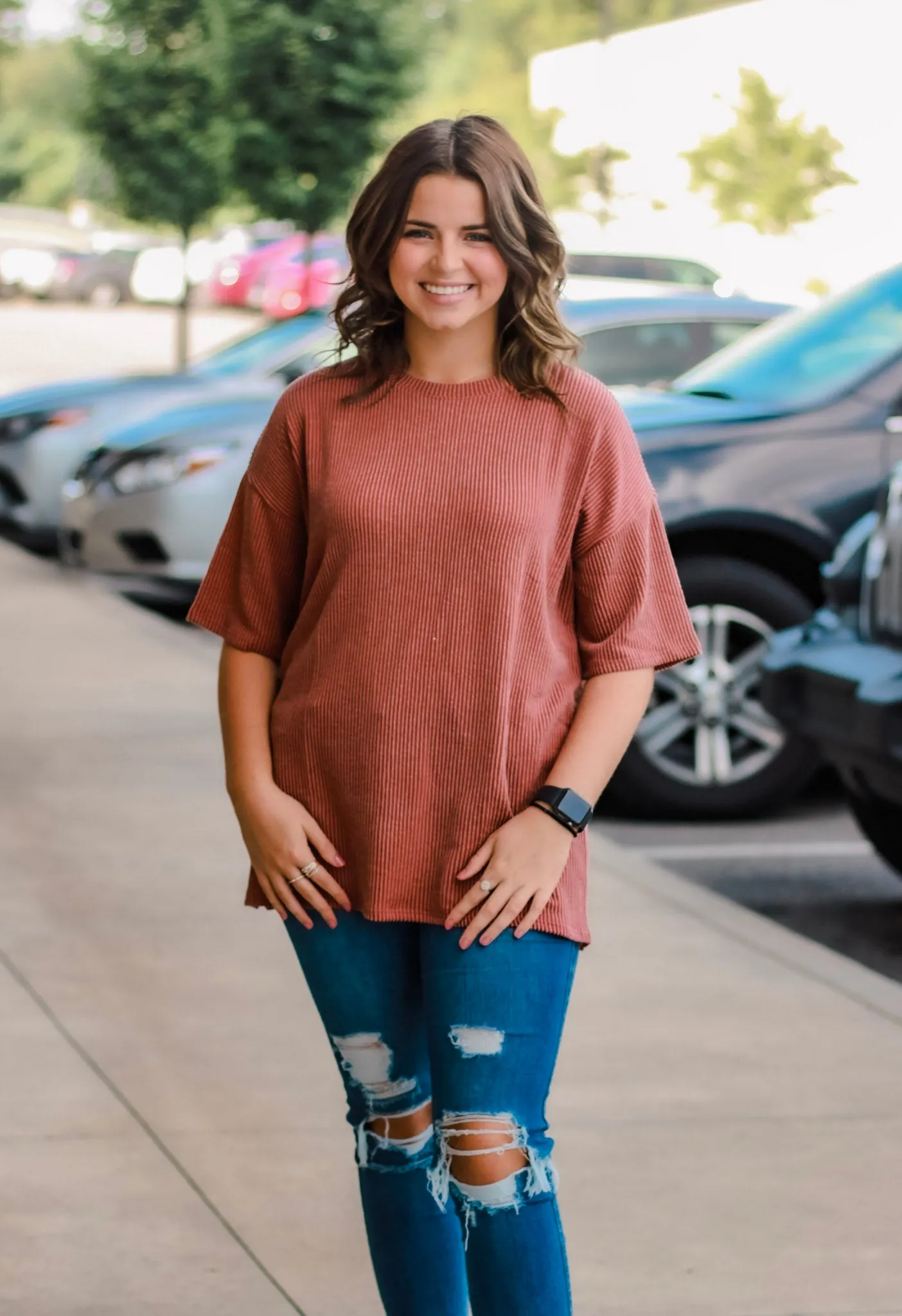 I Was Made For You Oversized Tee