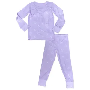 In My Jammers Lavender Smiley L/S 2pc PJ Set