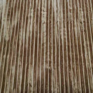 Italian Cotton Crushed Velvet Rib, Caramel